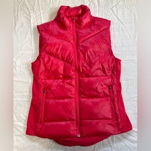 Women's Tek gear Red Puffer Vest